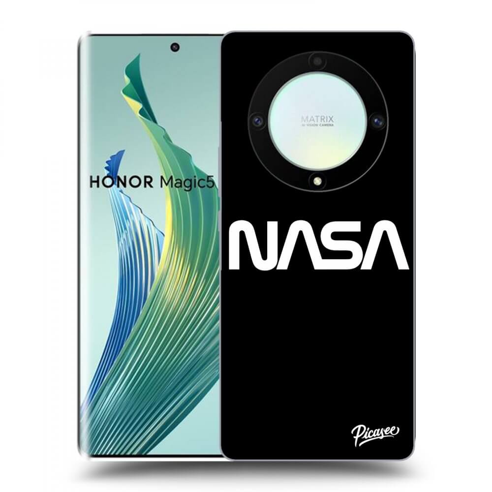 Picasee silikonowe przeźroczyste etui na Honor Magic5 Lite 5G - NASA Basic
