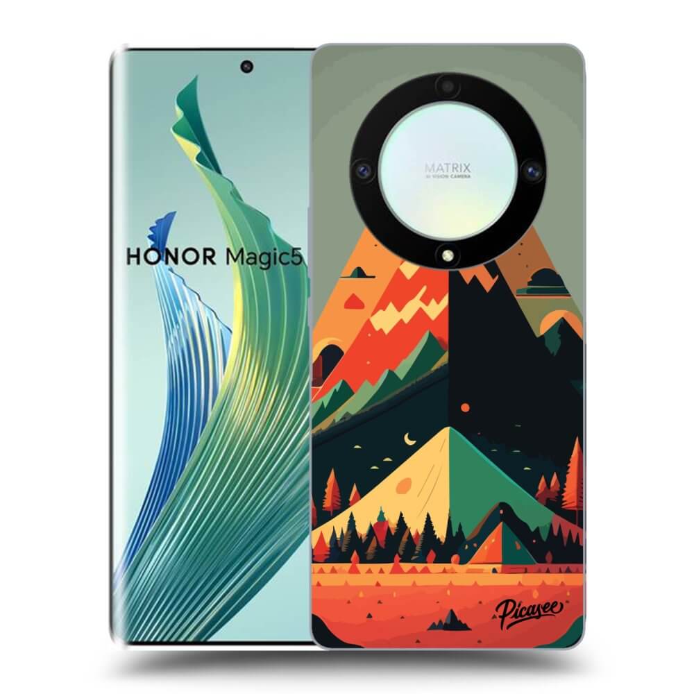 Picasee silikonowe przeźroczyste etui na Honor Magic5 Lite 5G - Oregon