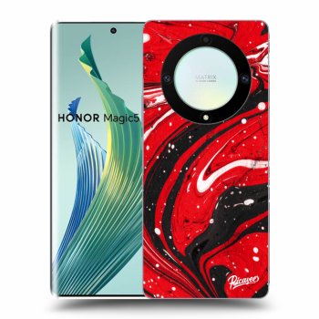 Picasee ULTIMATE CASE pro Honor Magic5 Lite 5G - Red black