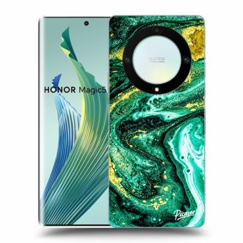 Picasee ULTIMATE CASE pro Honor Magic5 Lite 5G - Green Gold