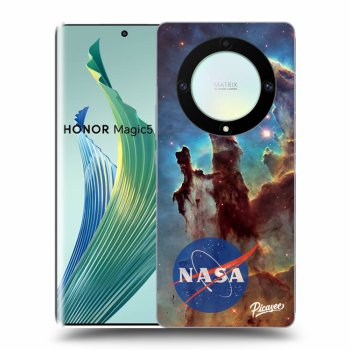 Picasee silikonowe przeźroczyste etui na Honor Magic5 Lite 5G - Eagle Nebula