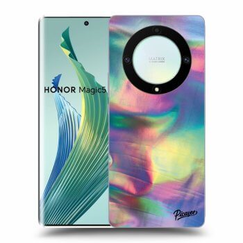 Picasee silikonowe przeźroczyste etui na Honor Magic5 Lite 5G - Holo