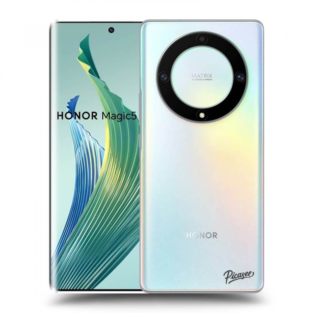 Picasee silikonowe przeźroczyste etui na Honor Magic5 Lite 5G - Clear