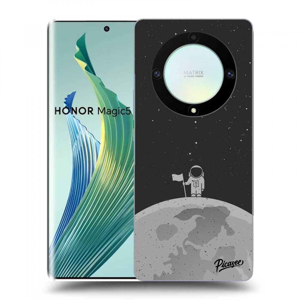Picasee silikonowe przeźroczyste etui na Honor Magic5 Lite 5G - Astronaut
