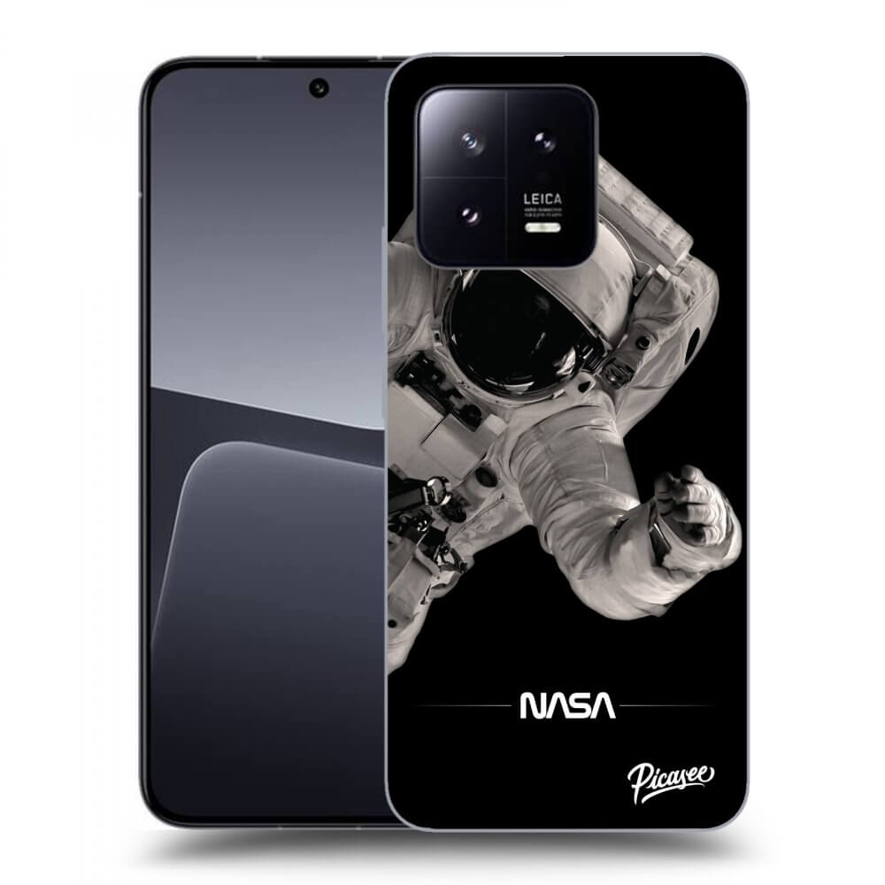 Picasee silikonowe czarne etui na Xiaomi 13 - Astronaut Big