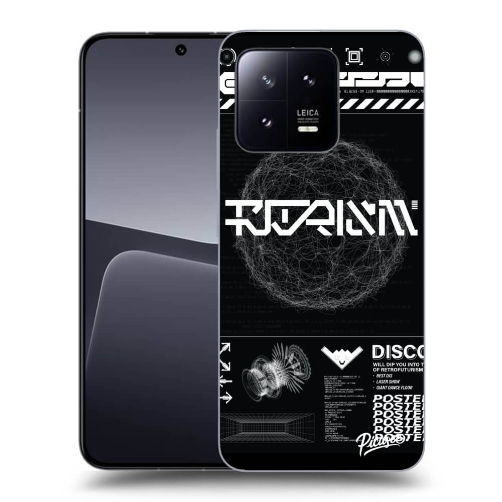 Picasee silikonowe przeźroczyste etui na Xiaomi 13 - BLACK DISCO