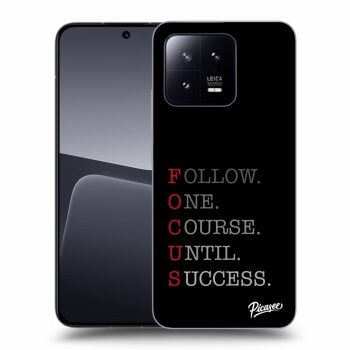 Picasee silikonowe czarne etui na Xiaomi 13 - Focus