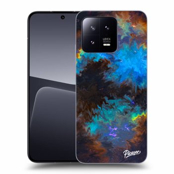 Picasee silikonowe czarne etui na Xiaomi 13 - Space