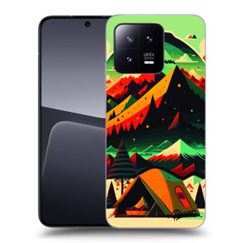 Picasee silikonowe czarne etui na Xiaomi 13 - Montreal
