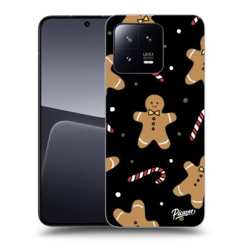 Picasee silikonowe czarne etui na Xiaomi 13 - Gingerbread