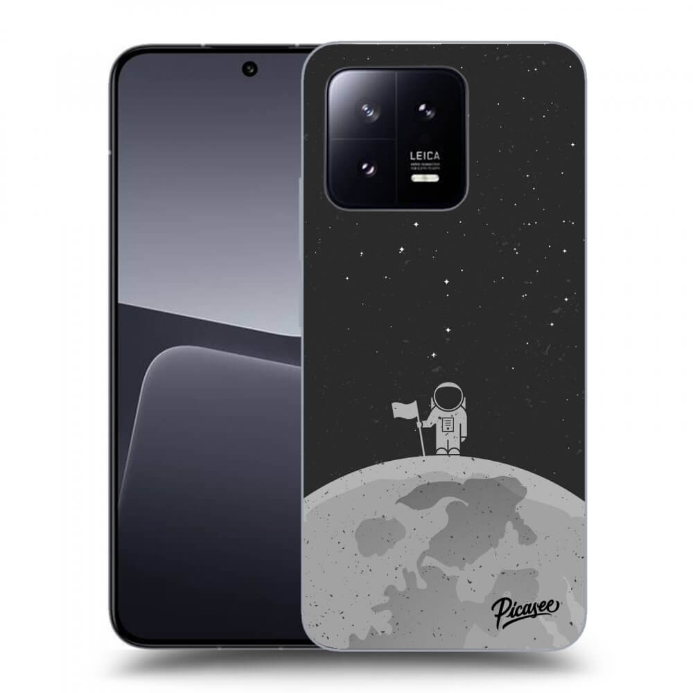 Picasee silikonowe czarne etui na Xiaomi 13 - Astronaut