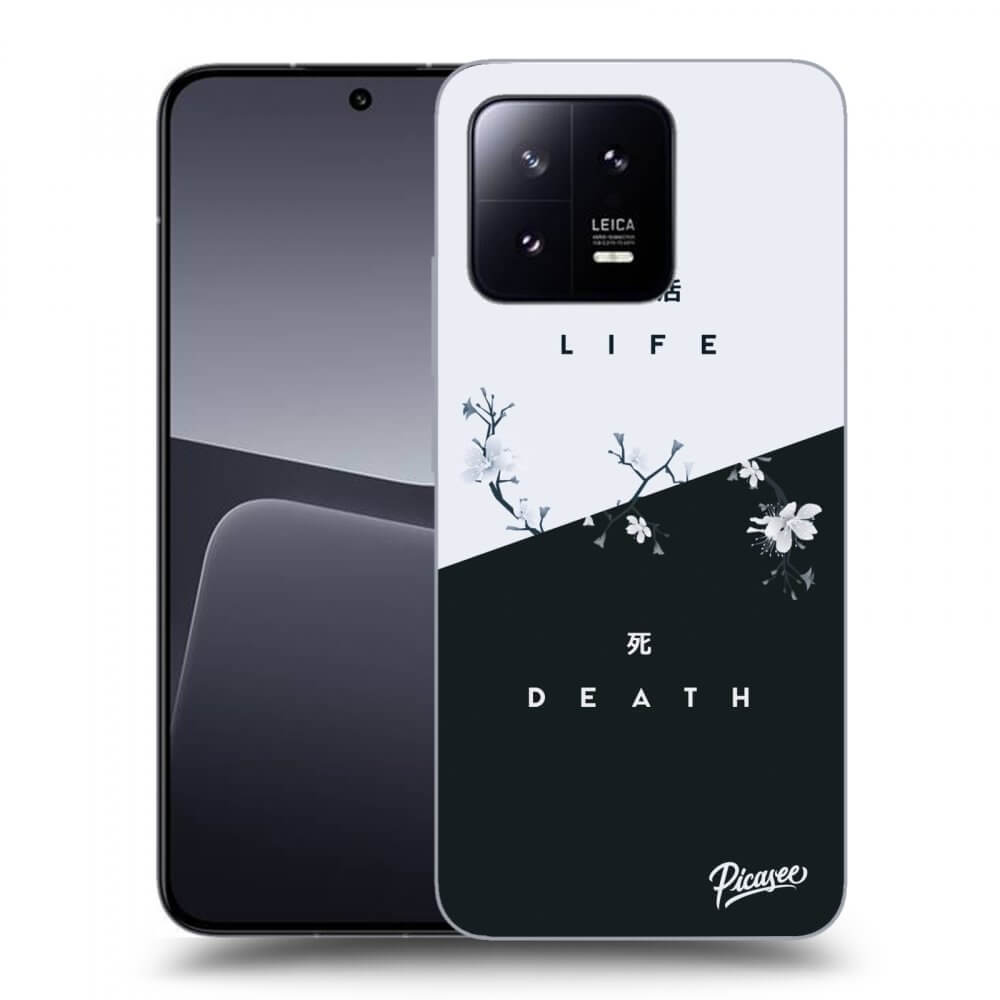 Picasee silikonowe czarne etui na Xiaomi 13 - Life - Death