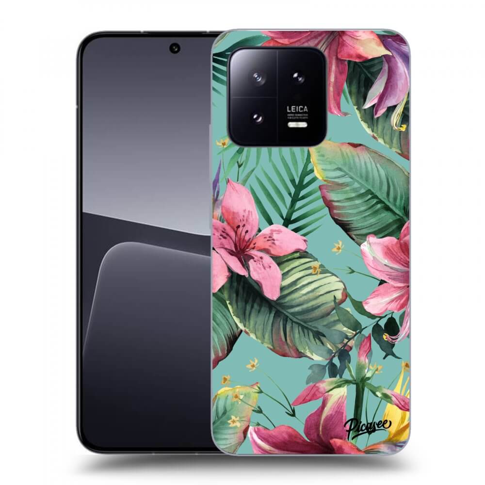 Picasee silikonowe czarne etui na Xiaomi 13 Pro - Hawaii