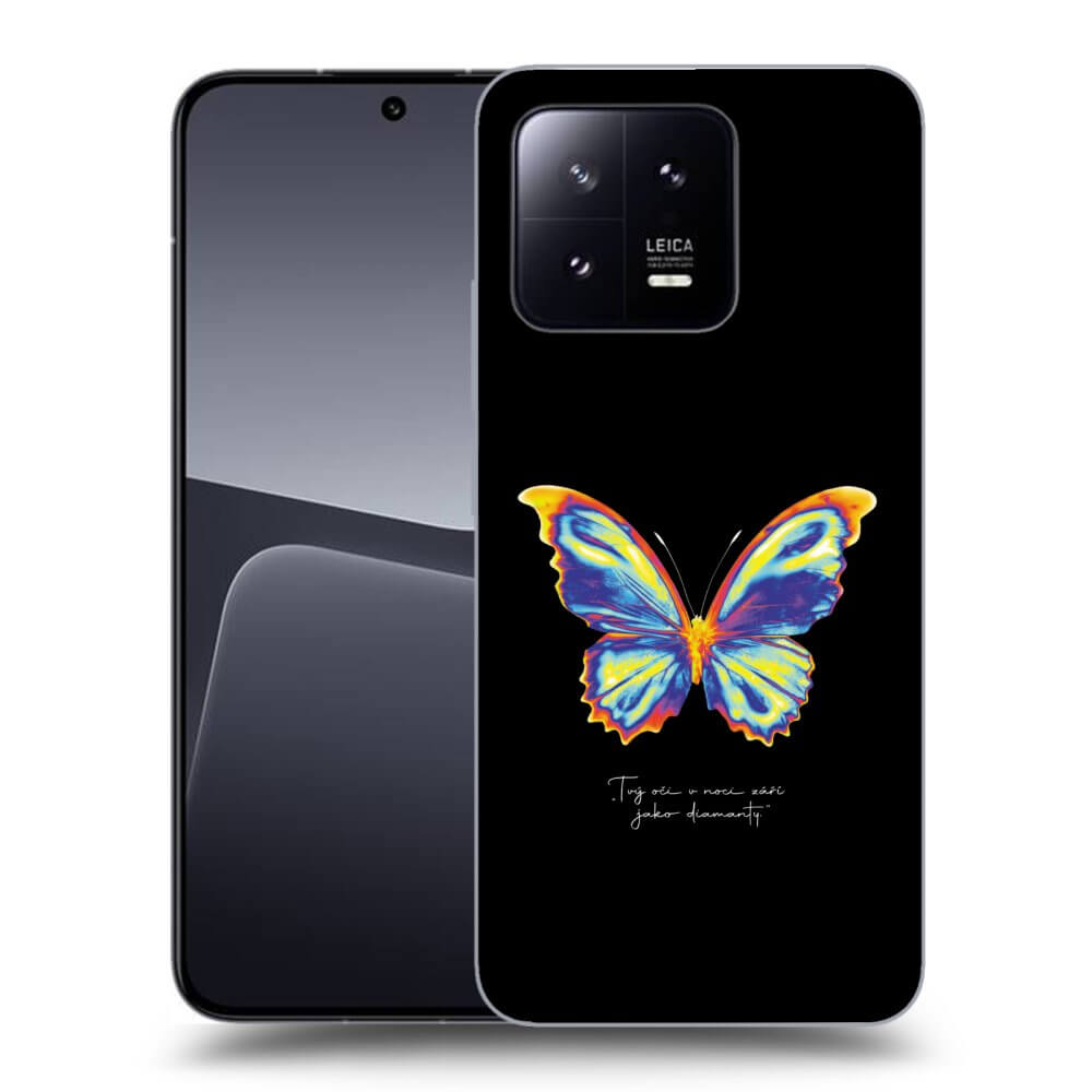 Picasee silikonowe czarne etui na Xiaomi 13 Pro - Diamanty Black