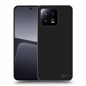 Picasee silikonowe czarne etui na Xiaomi 13 Pro - Clear
