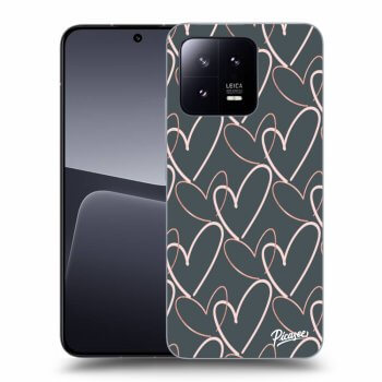 Picasee silikonowe przeźroczyste etui na Xiaomi 13 Pro - Lots of love