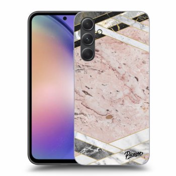 Etui na Samsung Galaxy A54 5G - Pink geometry