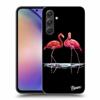 Picasee ULTIMATE CASE pro Samsung Galaxy A54 5G - Flamingos couple