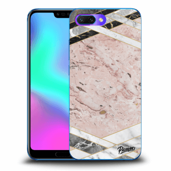 Etui na Honor 10 - Pink geometry