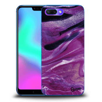 Etui na Honor 10 - Purple glitter