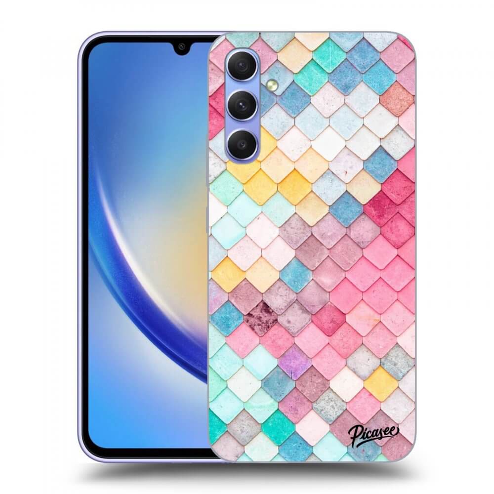 Picasee ULTIMATE CASE pro Samsung Galaxy A34 5G A346B - Colorful roof