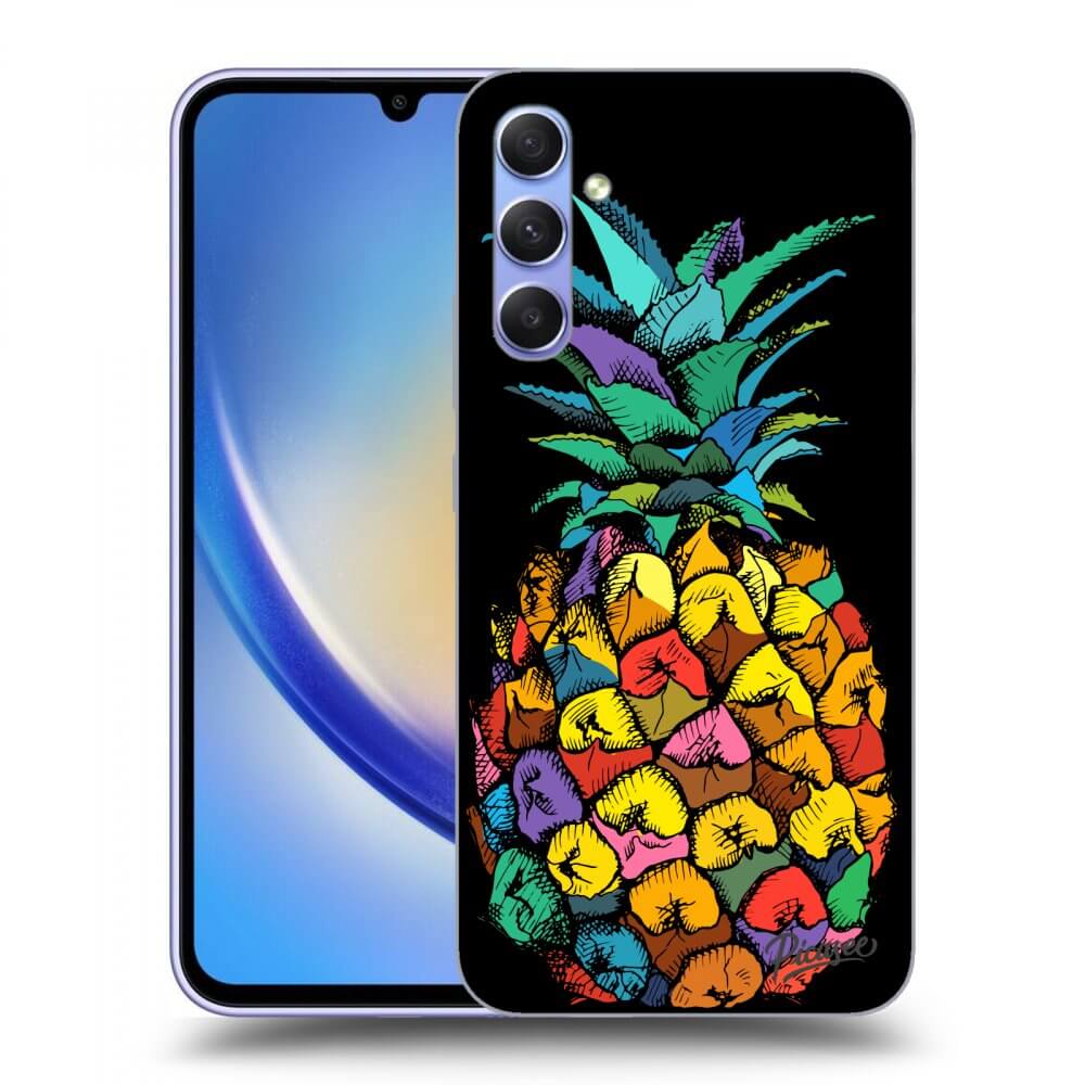 Picasee ULTIMATE CASE pro Samsung Galaxy A34 5G A346B - Pineapple