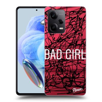 Picasee silikonowe przeźroczyste etui na Xiaomi Redmi Note 12 5G - Bad girl
