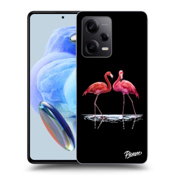 Etui na Xiaomi Redmi Note 12 5G - Flamingos couple