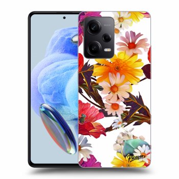 Picasee silikonowe przeźroczyste etui na Xiaomi Redmi Note 12 Pro+ 5G - Meadow