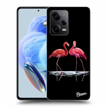 Etui na Xiaomi Redmi Note 12 Pro+ 5G - Flamingos couple