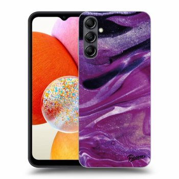 Etui na Samsung Galaxy A14 4G A145R - Purple glitter