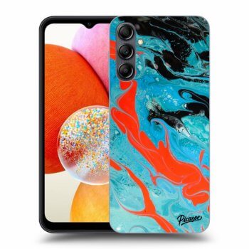 Picasee ULTIMATE CASE pro Samsung Galaxy A14 5G A146P - Blue Magma