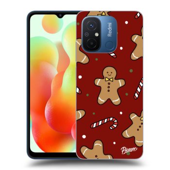 Picasee silikonowe czarne etui na Xiaomi Redmi 12C - Gingerbread 2