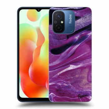 Etui na Xiaomi Redmi 12C - Purple glitter