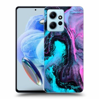 Picasee silikonowe czarne etui na Xiaomi Redmi Note 12 4G - Lean 2