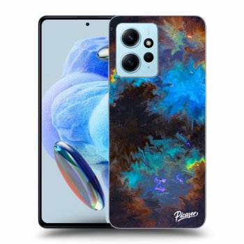 Picasee silikonowe czarne etui na Xiaomi Redmi Note 12 4G - Space