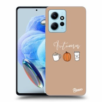 Picasee silikonowe czarne etui na Xiaomi Redmi Note 12 4G - Autumn