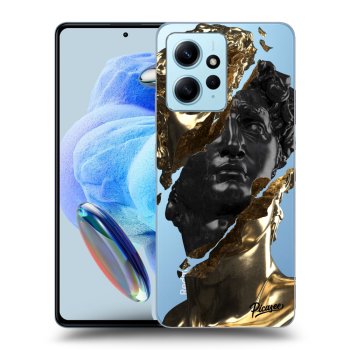 Etui na Xiaomi Redmi Note 12 4G - Gold - Black