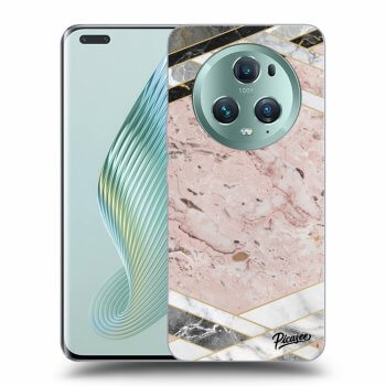 Etui na Honor Magic5 Pro - Pink geometry