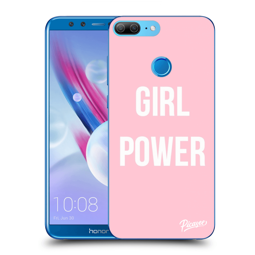 Picasee silikonowe przeźroczyste etui na Honor 9 Lite - Girl power