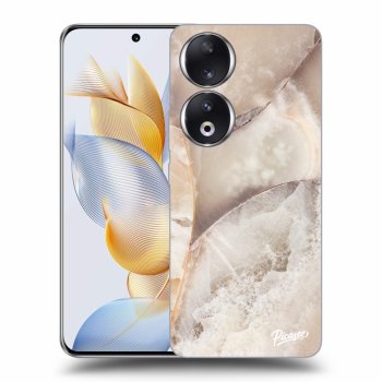 Etui na Honor 90 5G - Cream marble