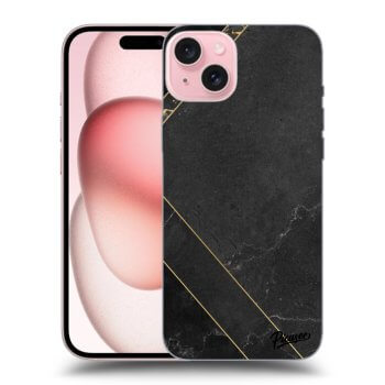 Etui na Apple iPhone 15 - Black tile