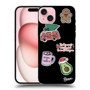 Picasee ULTIMATE CASE MagSafe pro Apple iPhone 15 - Christmas Stickers