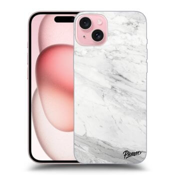 Etui na Apple iPhone 15 - White marble