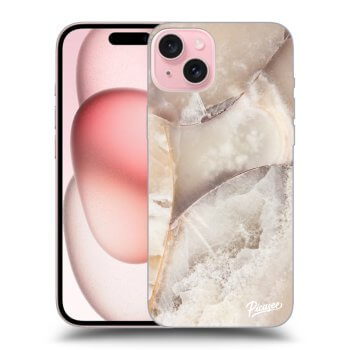 Etui na Apple iPhone 15 - Cream marble
