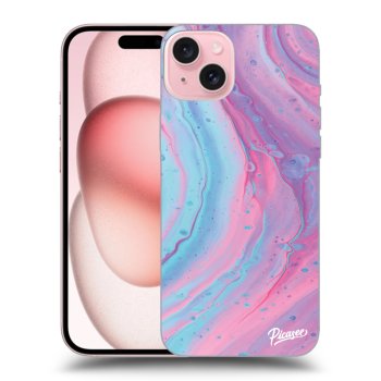 Etui na Apple iPhone 15 - Pink liquid