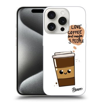 Etui na Apple iPhone 15 Pro - Cute coffee