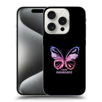 Etui na Apple iPhone 15 Pro - Diamanty Purple
