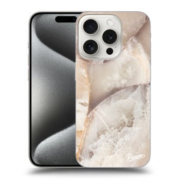 Etui na Apple iPhone 15 Pro - Cream marble