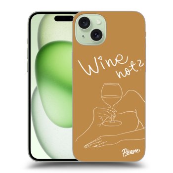 Etui na Apple iPhone 15 Plus - Wine not